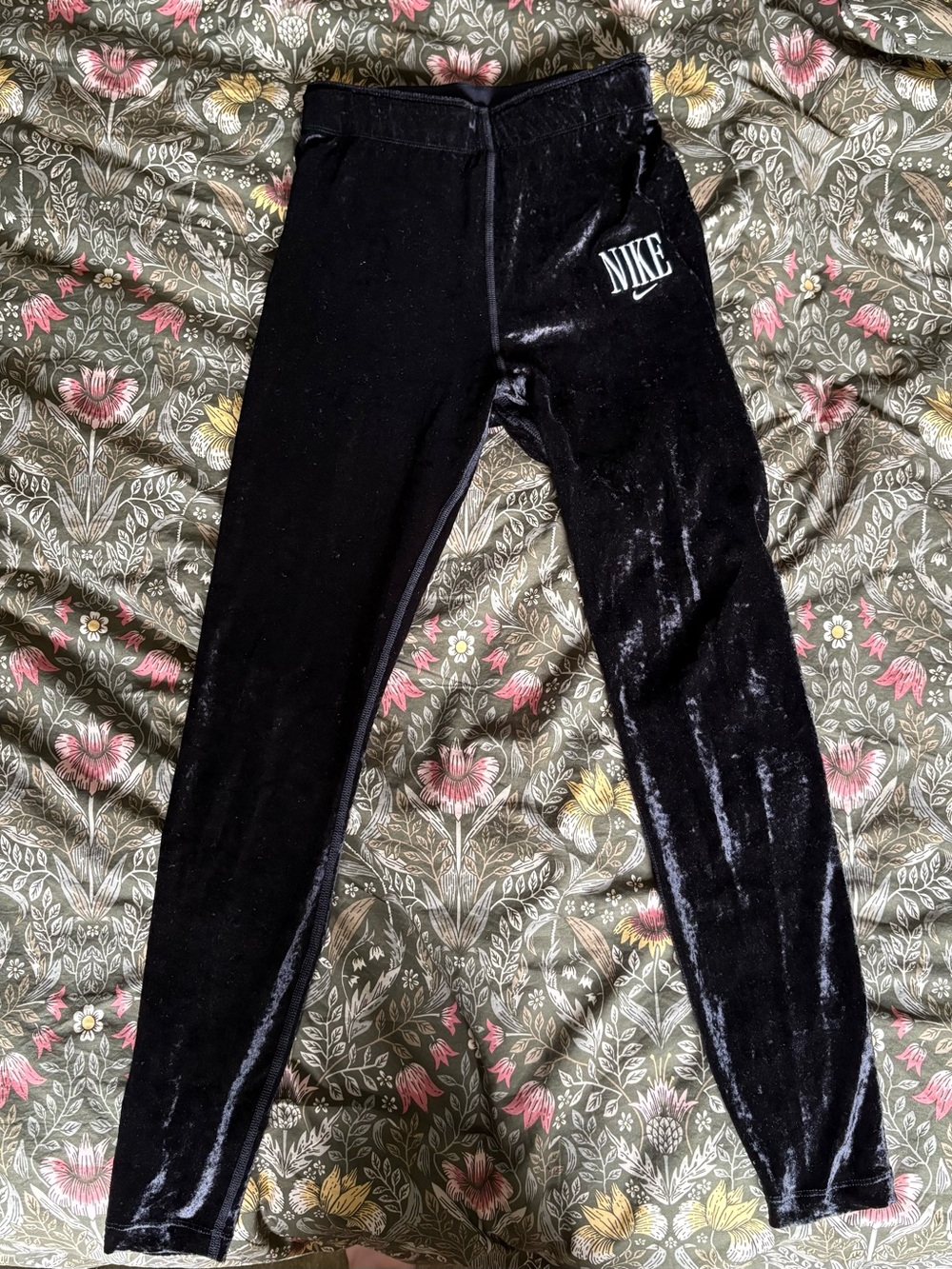 Nike Black Velvet Leggings
